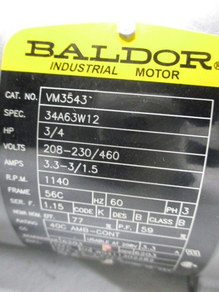 BALDOR VM3543 NSNP