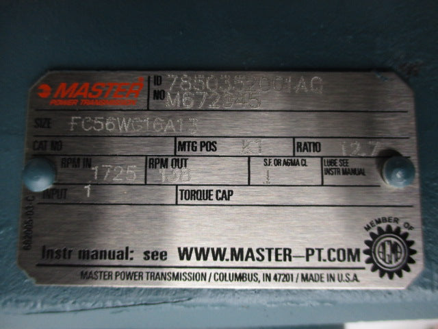 MASTER FC56WG16A13 w/6P56H3880 NSMP