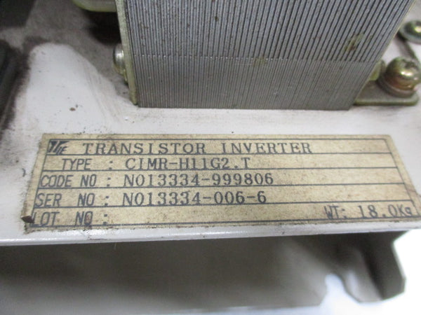 YASKAWA CIMR-H11G2.T (AS PICTURED) UNMP