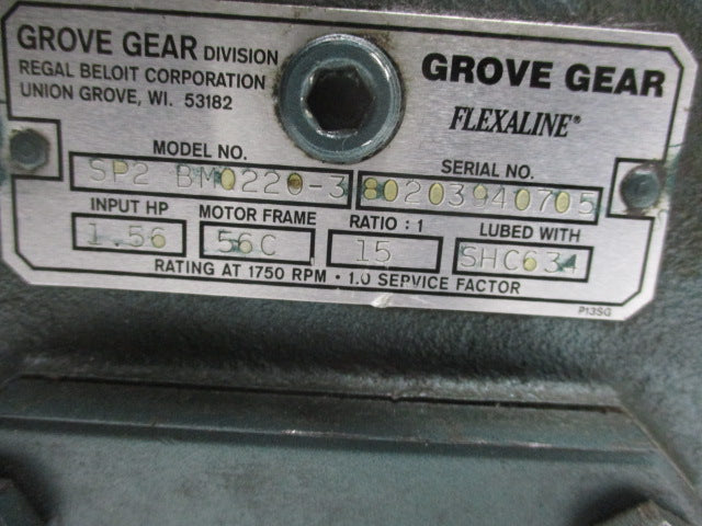 GROVE GEAR SP2 BMQ220-3 NSNP