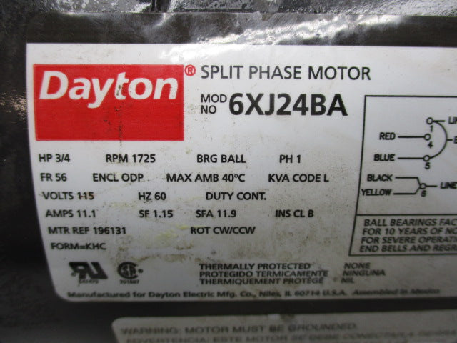 DAYTON 6XJ24BA NSNP