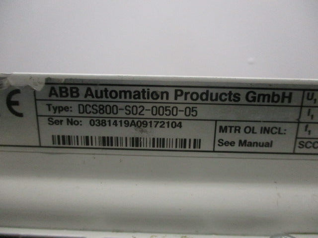 ABB DCS800-S02-0050-05 UNMP