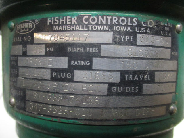 FISHER 513-GS UNMP