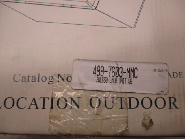 EMERGENCY LIGHT 499-7603-MMC NSMP