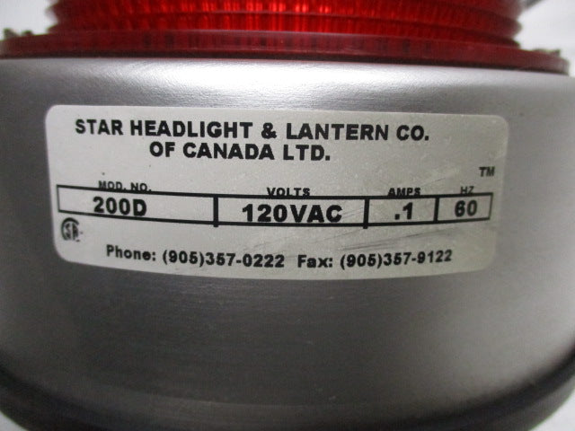 STAR HEADLIGHT & LANTERN MODEL 200D NSMP