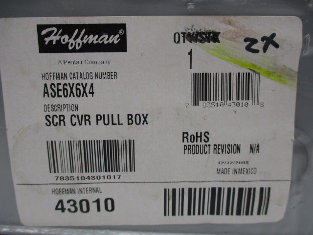 HOFFMAN ASE6X6X4 NSNP