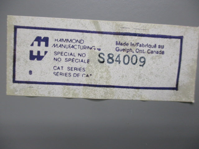 HAMMOND S84009 (AS PICTURED) NSNP