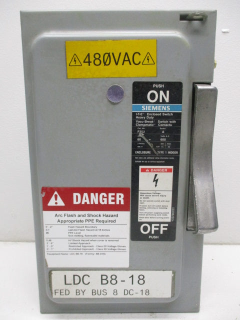 SIEMENS F352 UNMP