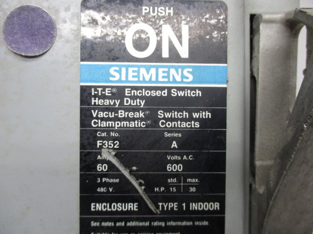 SIEMENS F352 UNMP