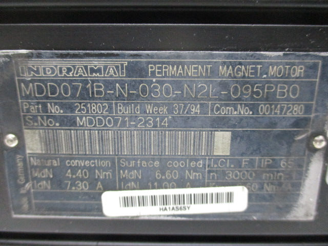 INDRAMAT MDD071B-N-030-N2L-095PB0 NSNP