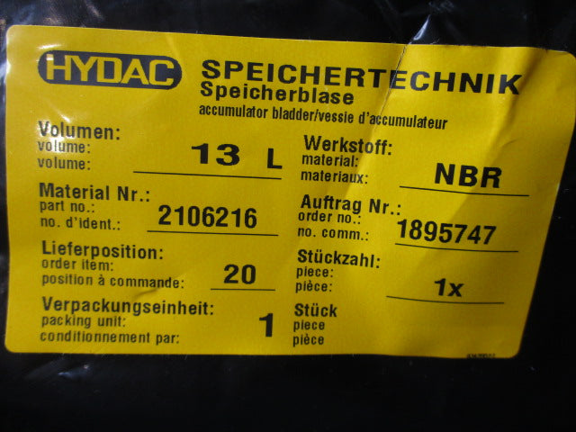 HYDAC 2106216 NSFS