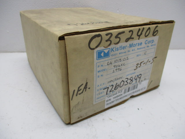 KISTLER-MORSE 64-1015-02 MODEL 904XC NSMP
