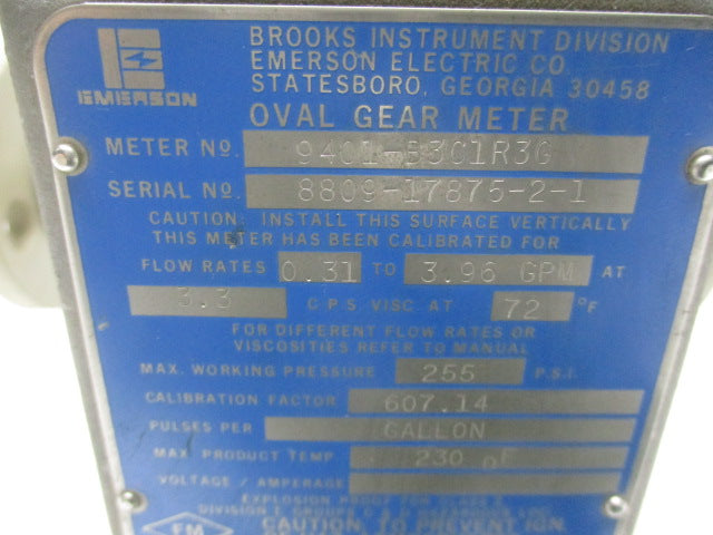 EMERSON 9401-B3C1R3G NSNP