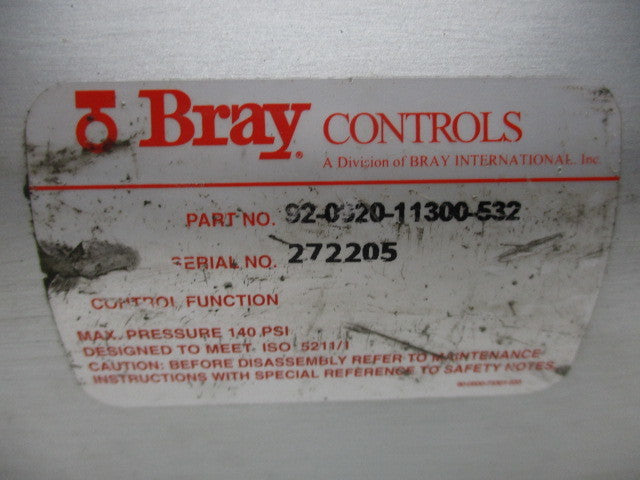 BRAY 92-0920-11300-532 UNMP