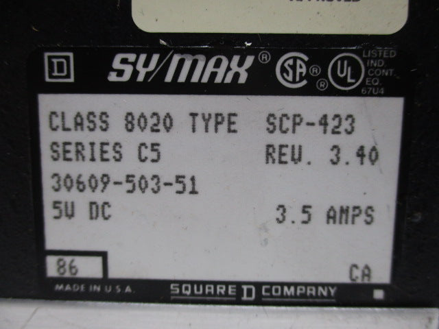 SQUARE D 8020-SCP-423 NSNP