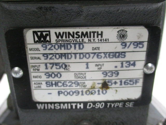 WINSMITH 920MDTD UNMP