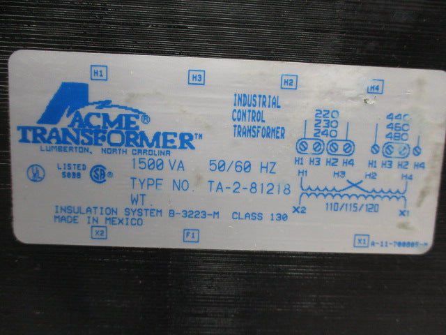 ACME TA-2-81218 NSMP
