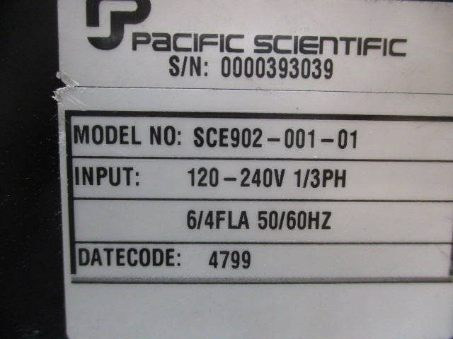 PACIFIC SCIENTIFIC SC902-001-01 (BLACK) UNMP