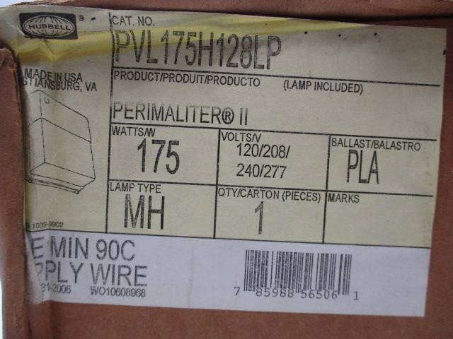 HUBBELL PVL175H128LP NSMP