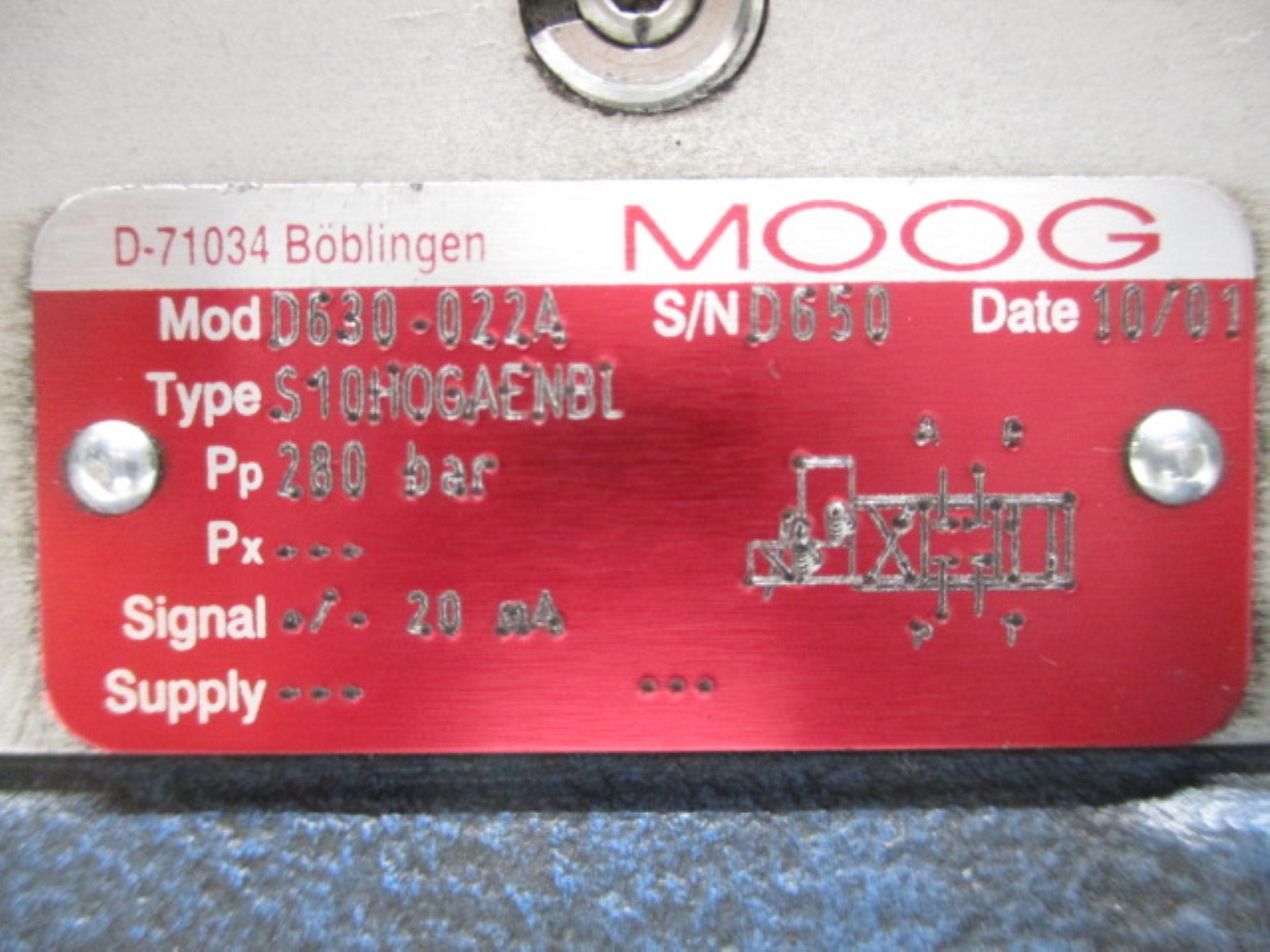 MOOG D662-3303K NSNP