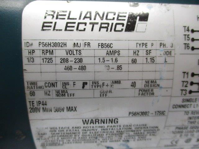 RELIANCE ELECTRIC P56H3002H UNMP