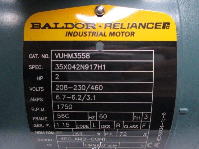 BALDOR VUHM3558 NSNP
