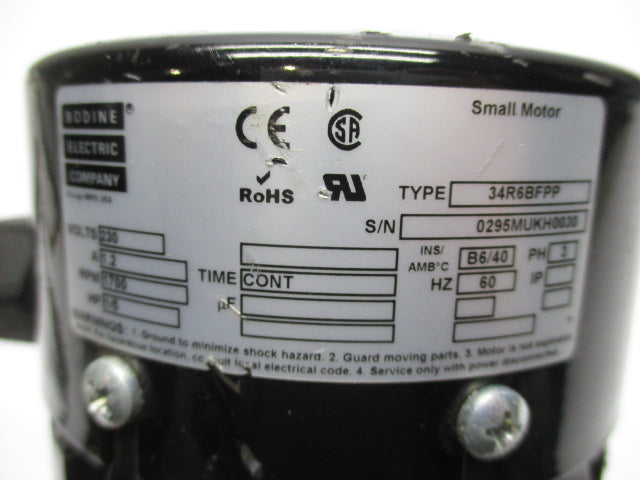 BODINE 34R6BFPP NSNP