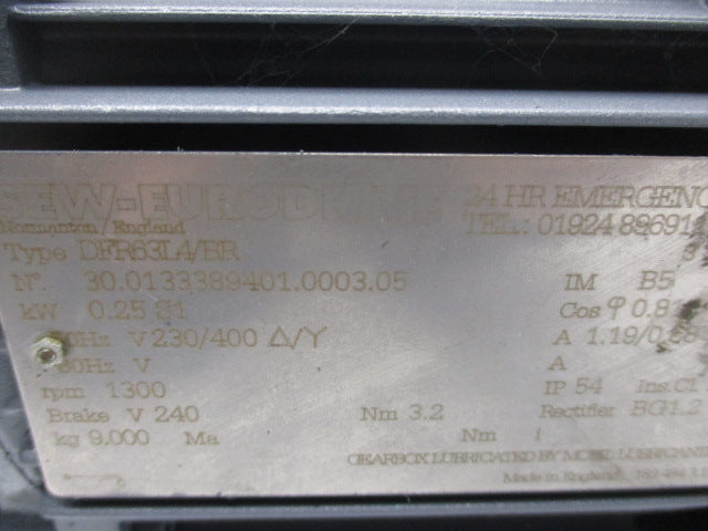 SEW-EURODRIVE DFR36L4/BR NSNP