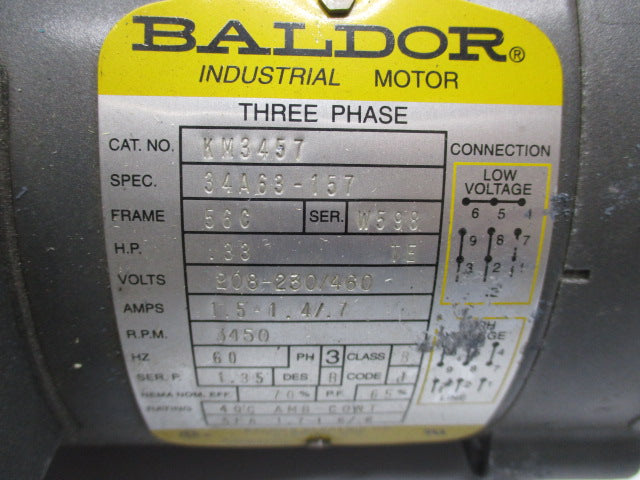 BALDOR KM3457 NSNP