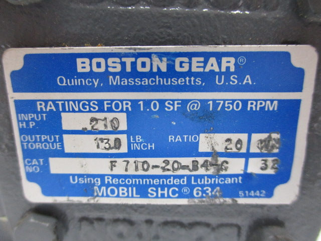 BOSTON GEAR F710-20-B4-G NSNP