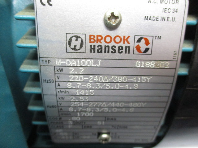BROOK HANSEN W-DA100LJ UNMP