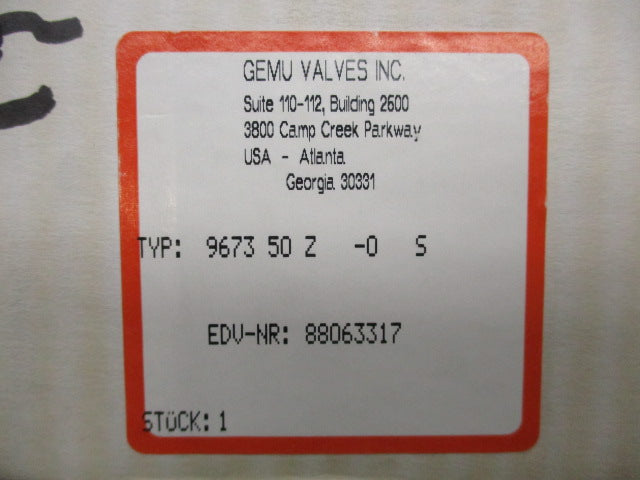 GEMU 9673-50-Z-0-S (88063317) NSMP