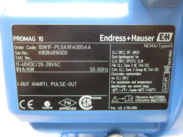 ENDRESS+HAUSER 10W1F-PL0A1RA0B5AA NSNP