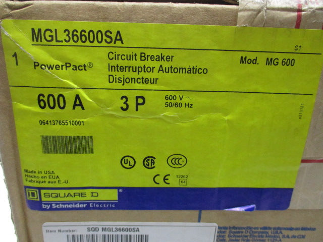 SQUARE D MGL36600SA NSFS