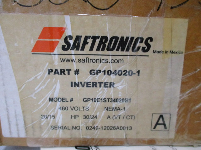 SAFTRONICS GP10E1ST34020B1 (GP104020-1) NSMP
