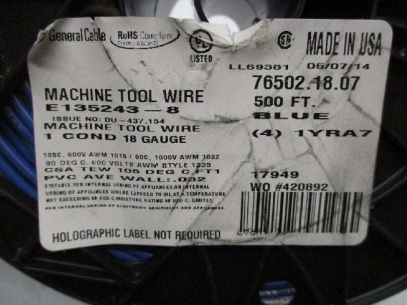 MACHINE TOOL 76502.18.07 BLUE NSNP