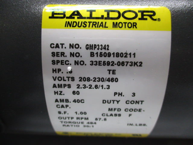 BALDOR GMP3342 NSMP