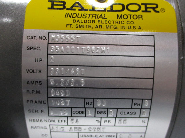 BALDOR M3555T NSNP