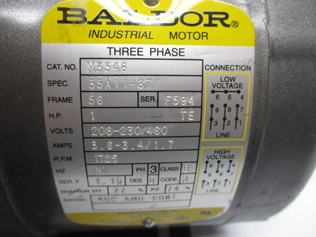 BALDOR M3546 NSNP