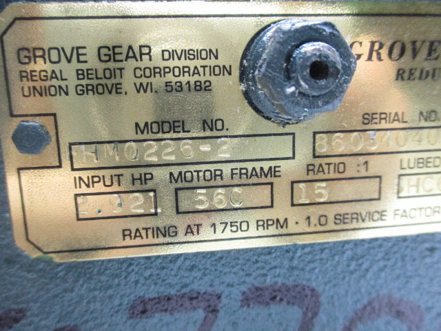 GROVE GEAR FHMQ226-2 NSNP