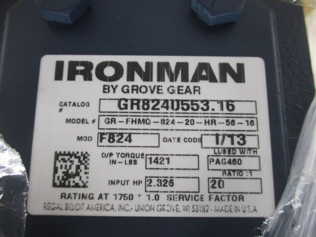 GROVE GEAR GR-FHMQ-824-20-HR-56-16 (GR8240553.16) NSMP
