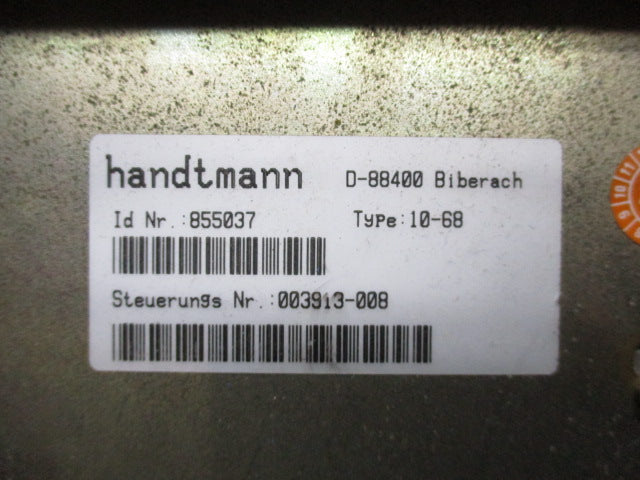 HANDTMANN 855037 TYPE 10-68 UNMP