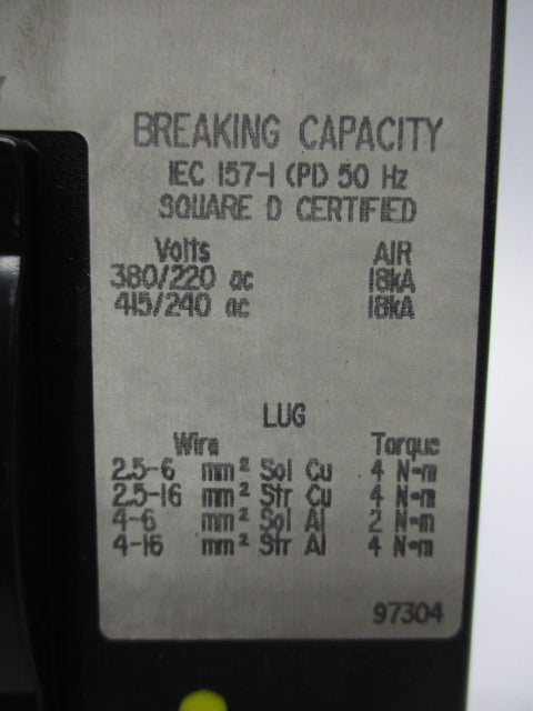 SQUARE D FA34020 UNMP