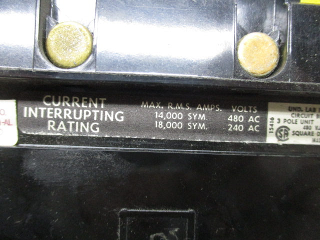 SQUARE D FA-34080 UNMP