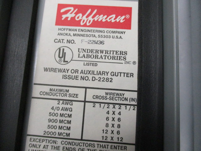 HOFFMAN F-22W36 NSMP