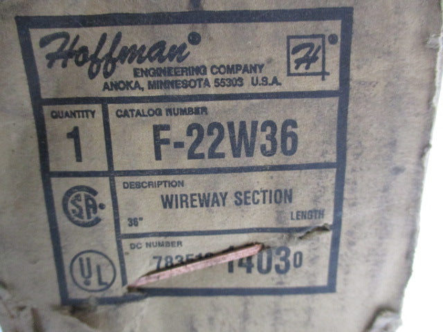 HOFFMAN F-22W36 NSMP