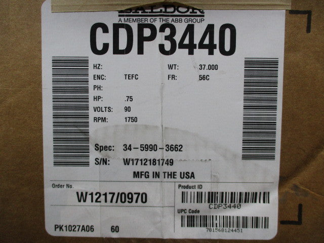 BALDOR CDP3440 NSMP