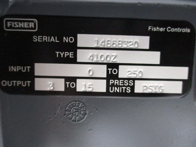 FISHER 4100Z NSNP