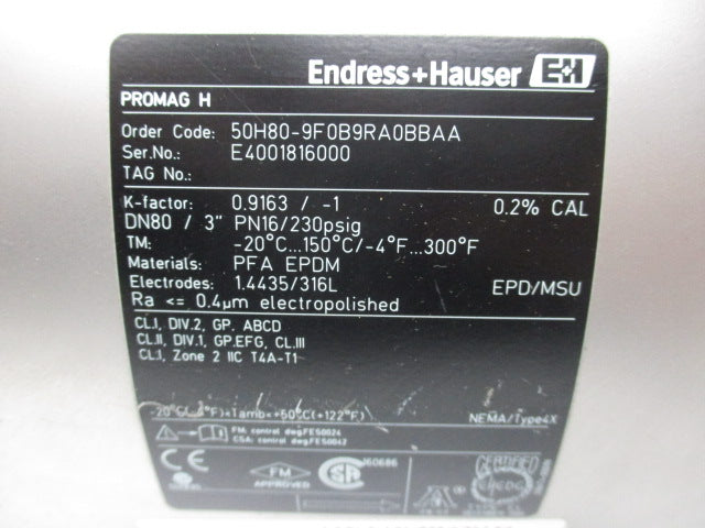 ENDRESS+HAUSER 50H80-9F0B9RA0BBAA NSNP