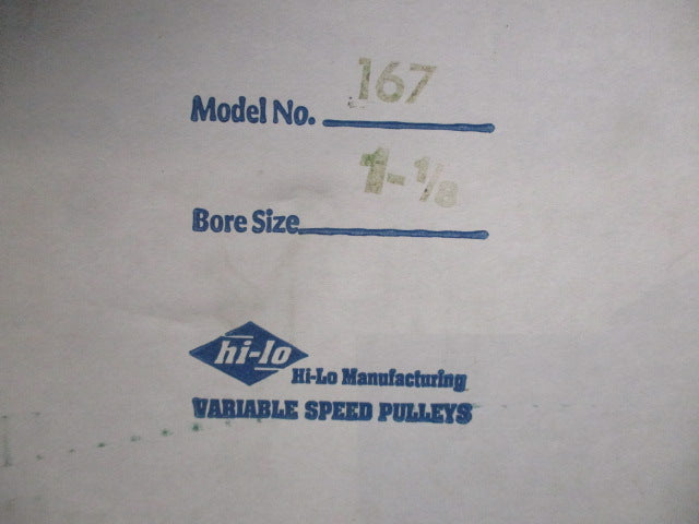 HI-LO 167 1-1/8 NSMP
